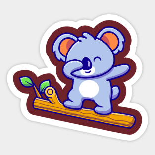 Dapping Koala Bear Sticker